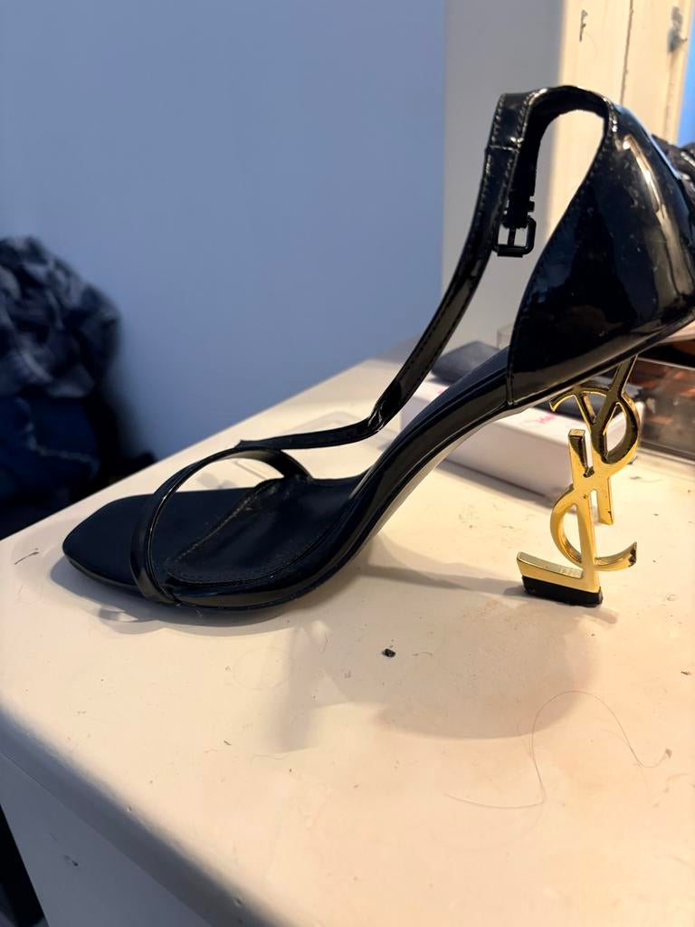 Saint Laurent Opyum Hakken - Gedragen, Ophalen of Verzenden, Gedragen, Zwart, Pumps