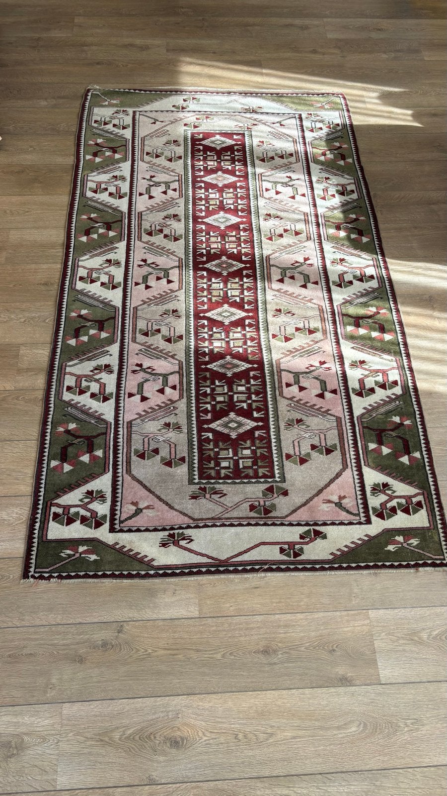 Stevig Vloerkleed 225x125 cm, Ophalen, Gebruikt, 100 tot 150 cm, 200 cm of meer