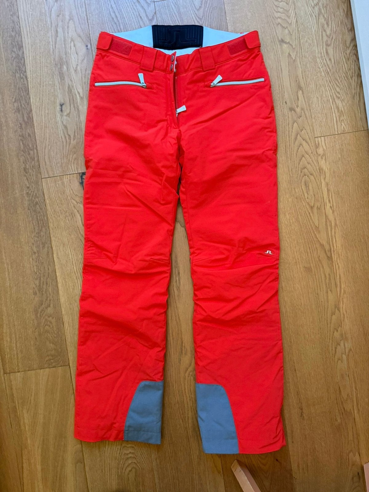 rode skibroek maat M J.LINDEBERG, Kleding | Dames, Wintersportkleding, Ophalen of Verzenden, Zo goed als nieuw, Maat 38/40 (M)