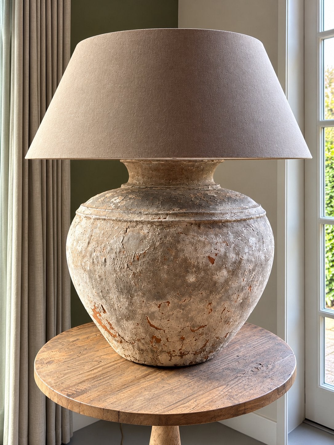 Kruiklamp, Ophalen, Zo goed als nieuw, Sfeerlamp, Met kap