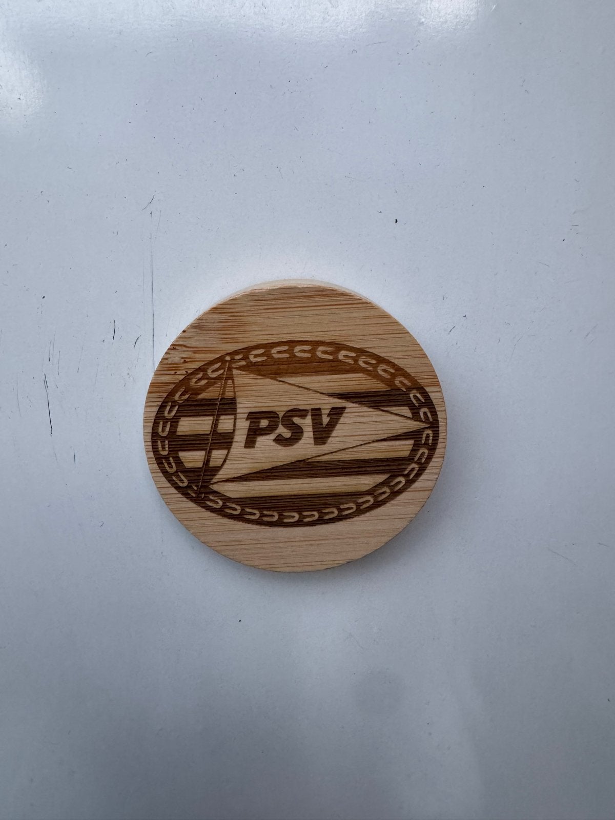 PSV Flessenopener Hout - Uniek en Handig Cadeau, Overige typen, Hout, Nieuw, Ophalen of Verzenden
