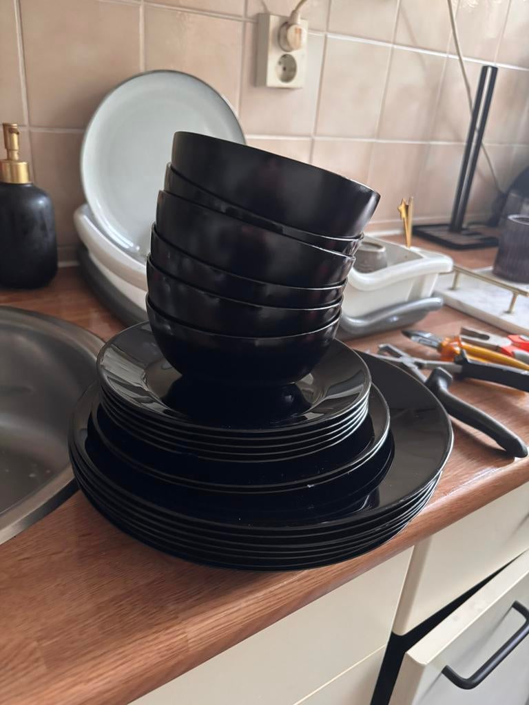 Servies, Ophalen
