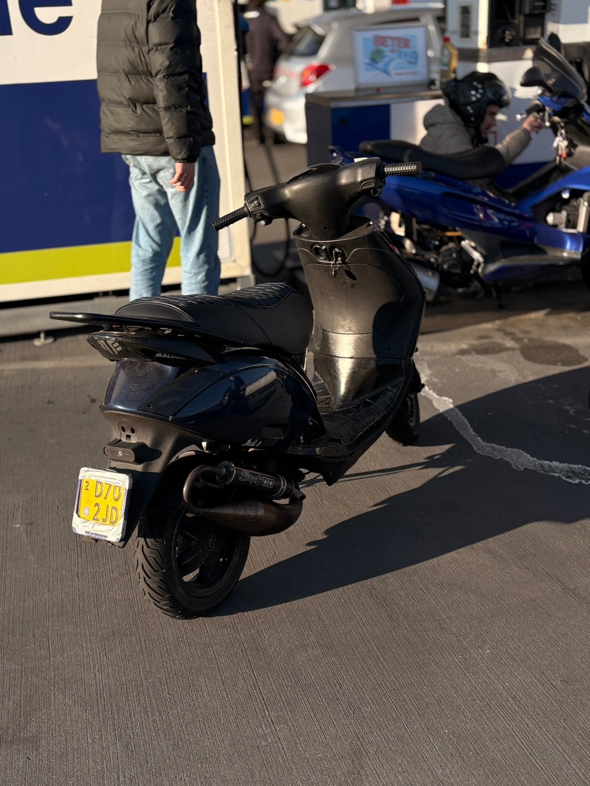 70cc sprint zip. ook teruil, Ophalen, Tweetakt, Gebruikt, Maximaal 45 km/u