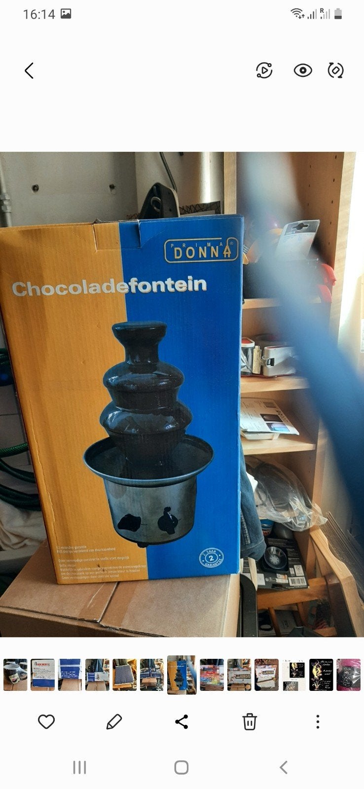 Chocoladefontein weinig gebruikt, Ophalen of Verzenden