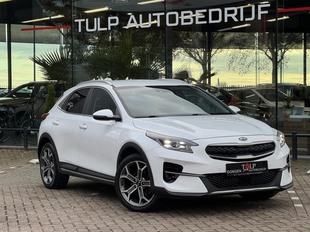 Kia XCeed 1.6 GDi PHEV DCT Sense 2021 Leder 1e eig Full opti, Auto's, Kia, XCeed, Lichtsensor, Gebruikt, Zwart