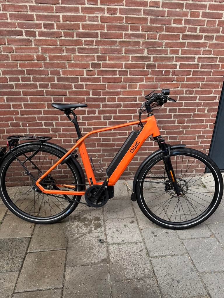 Qwic MA11 speed L zeer netjes, Fietsen en Brommers, Elektrische fietsen, Qwic, Gebruikt, Ophalen of Verzenden, 50 km per accu of meer