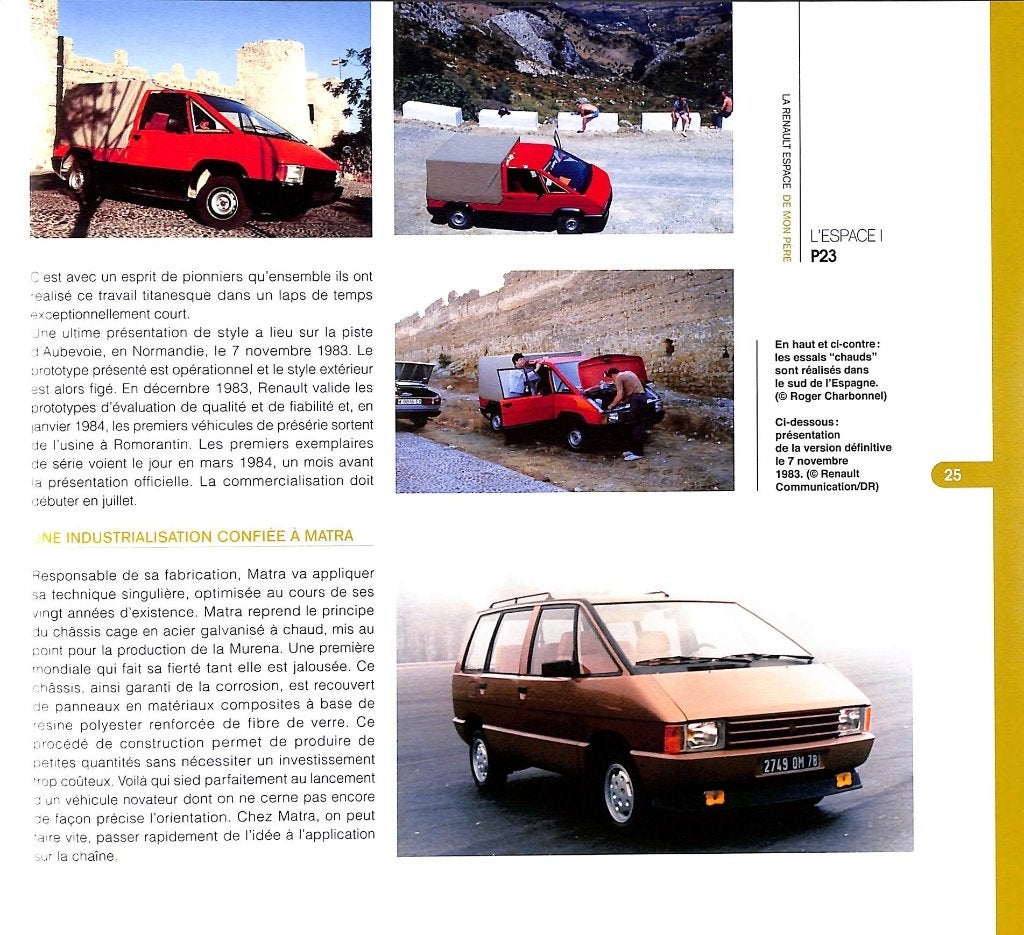 La Renault Espace de mon Père, Verzenden, Nieuw, André Dewael, Renault