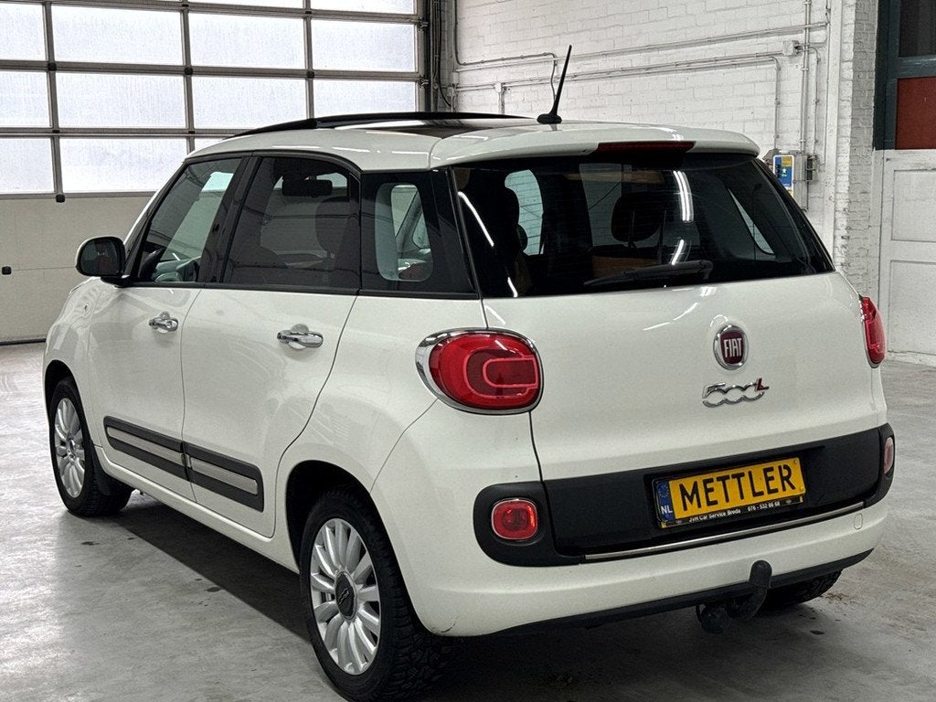Fiat 500 L 0.9 TwinAir Easy Eco | Panoramadak | Trekhaak | A, Auto's, Gebruikt, Euro 6, Wit, Origineel Nederlands