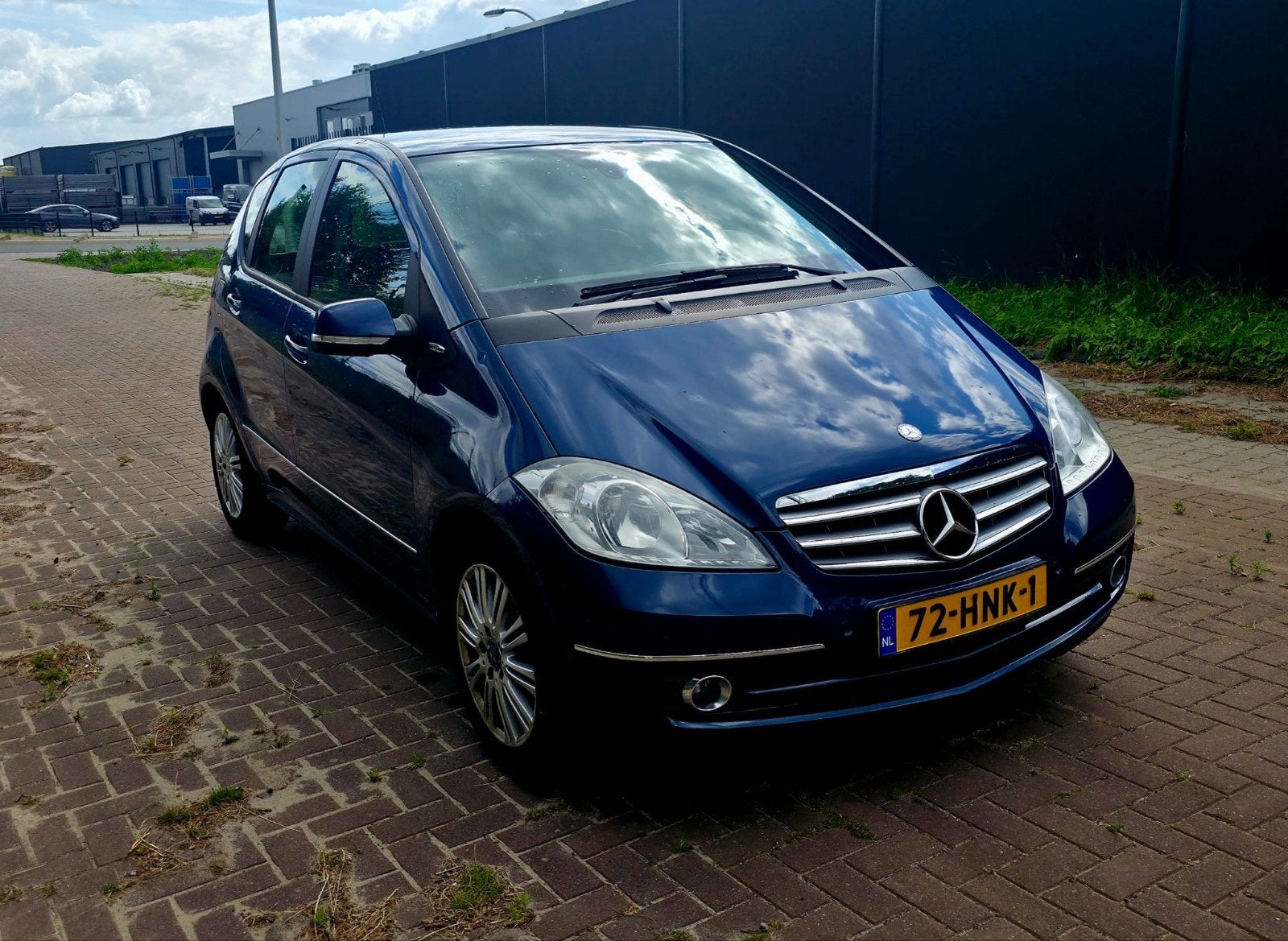 Mercedes-Benz A 150 Elegance | 2009 |, Auto's, Voorwielaandrijving, 1498 cc, Zwart, Blauw