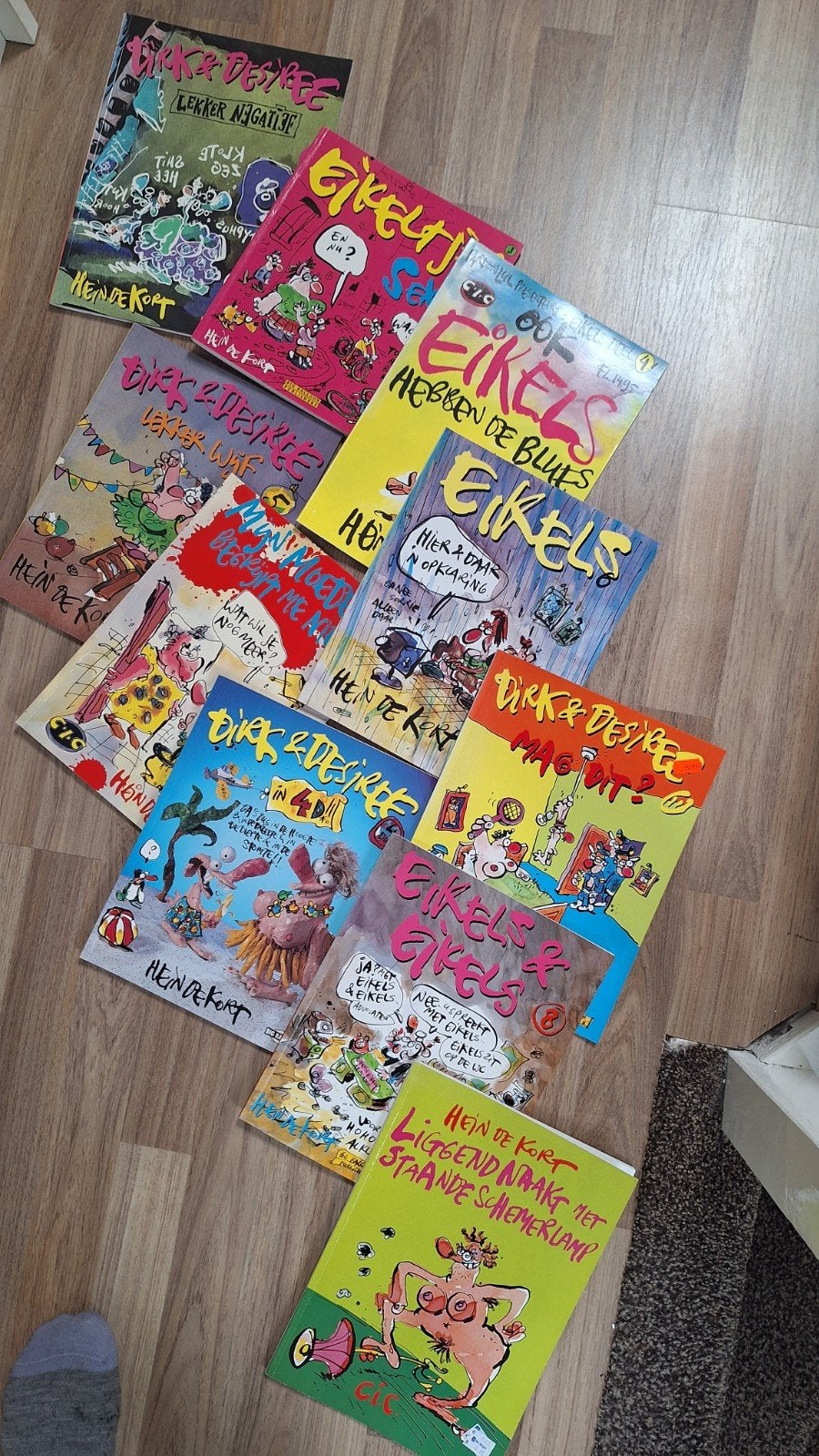 Diverse stripboeken van Dirk & Desiree en Eikels, Meerdere stripboeken, Ophalen of Verzenden, Gelezen, Hein de Kort