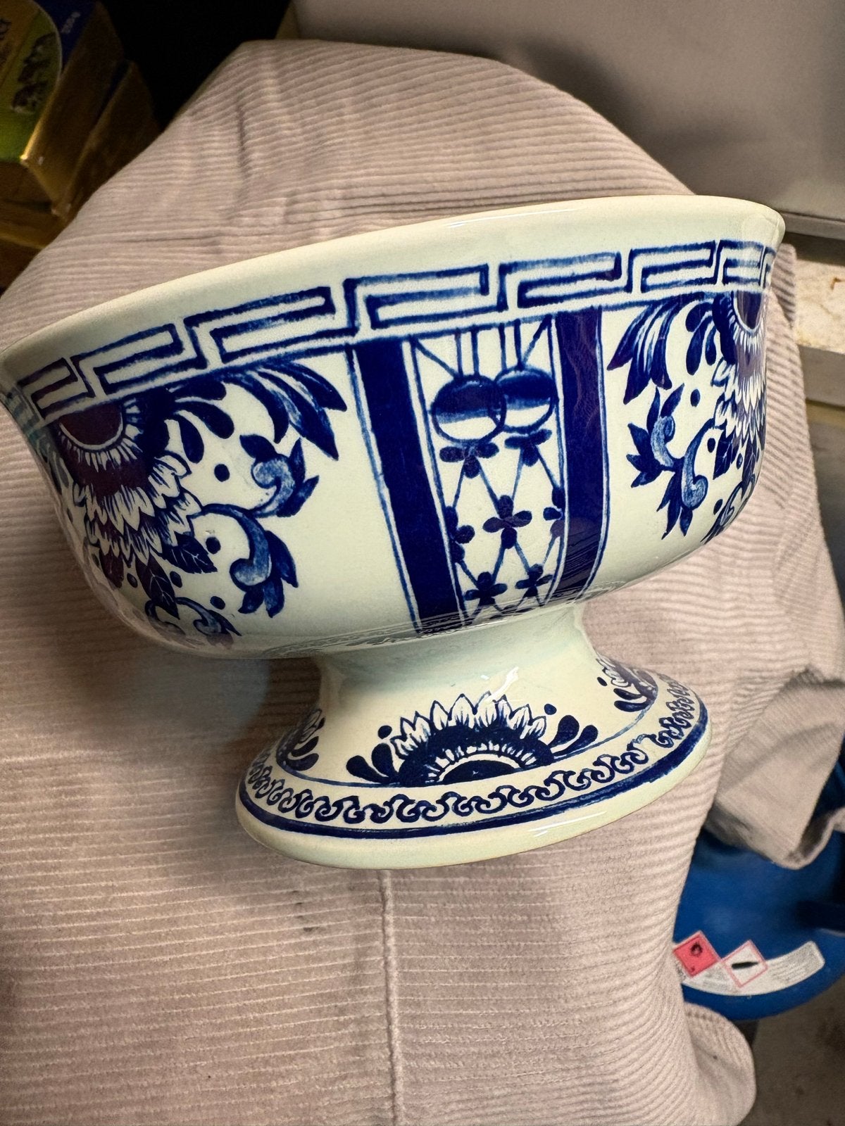 Royal Boch "Amsterdam" compotier - Delfts blauw - Puntgaaf!, Ophalen of Verzenden