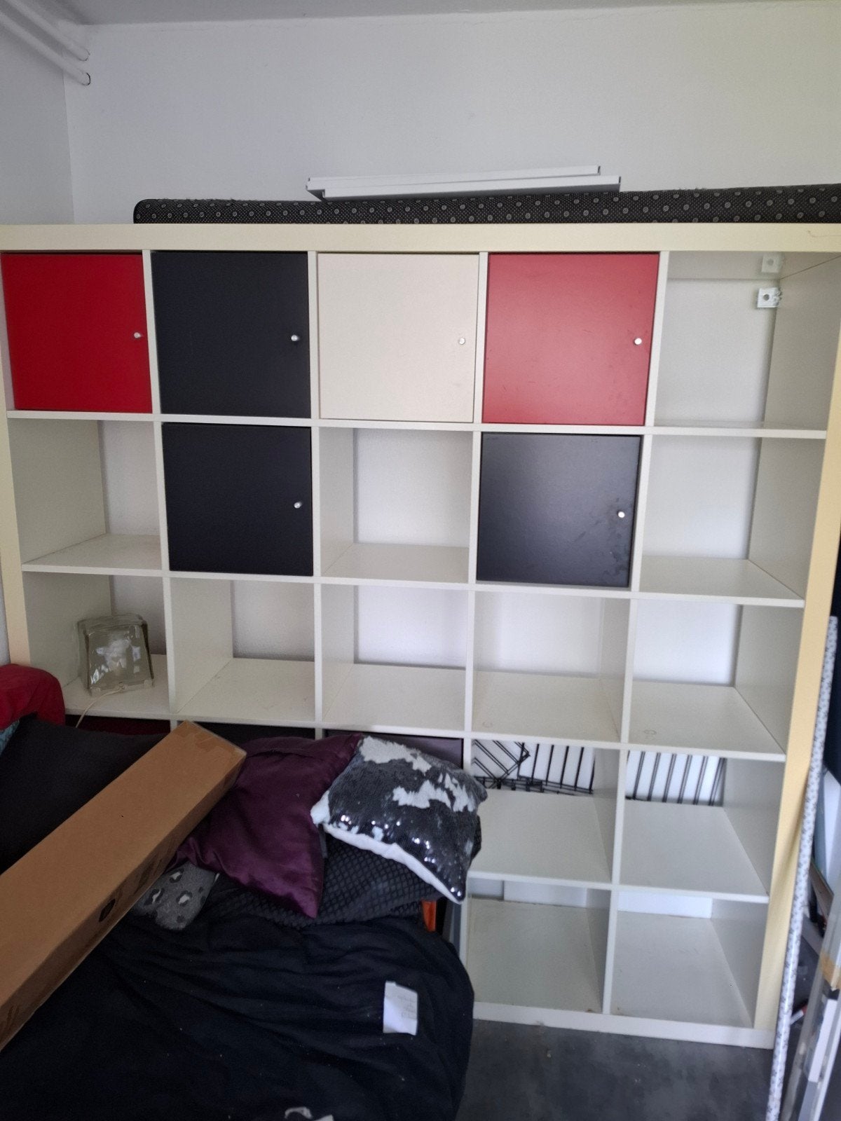 6 deurtjes voor Ikea Kallax kast - Rood, Zwart, Crème, Ophalen