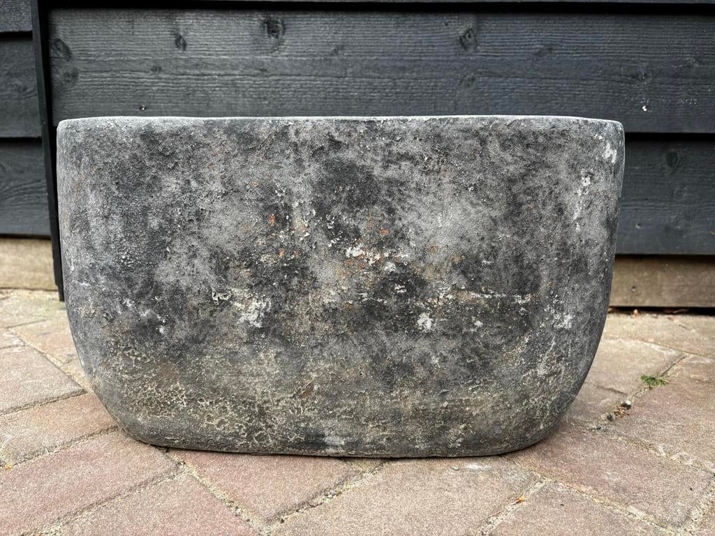 Twee ovale potten, afmetingen zie foto's, Ophalen, Gebruikt, Overige kleuren, Aardewerk of Porselein