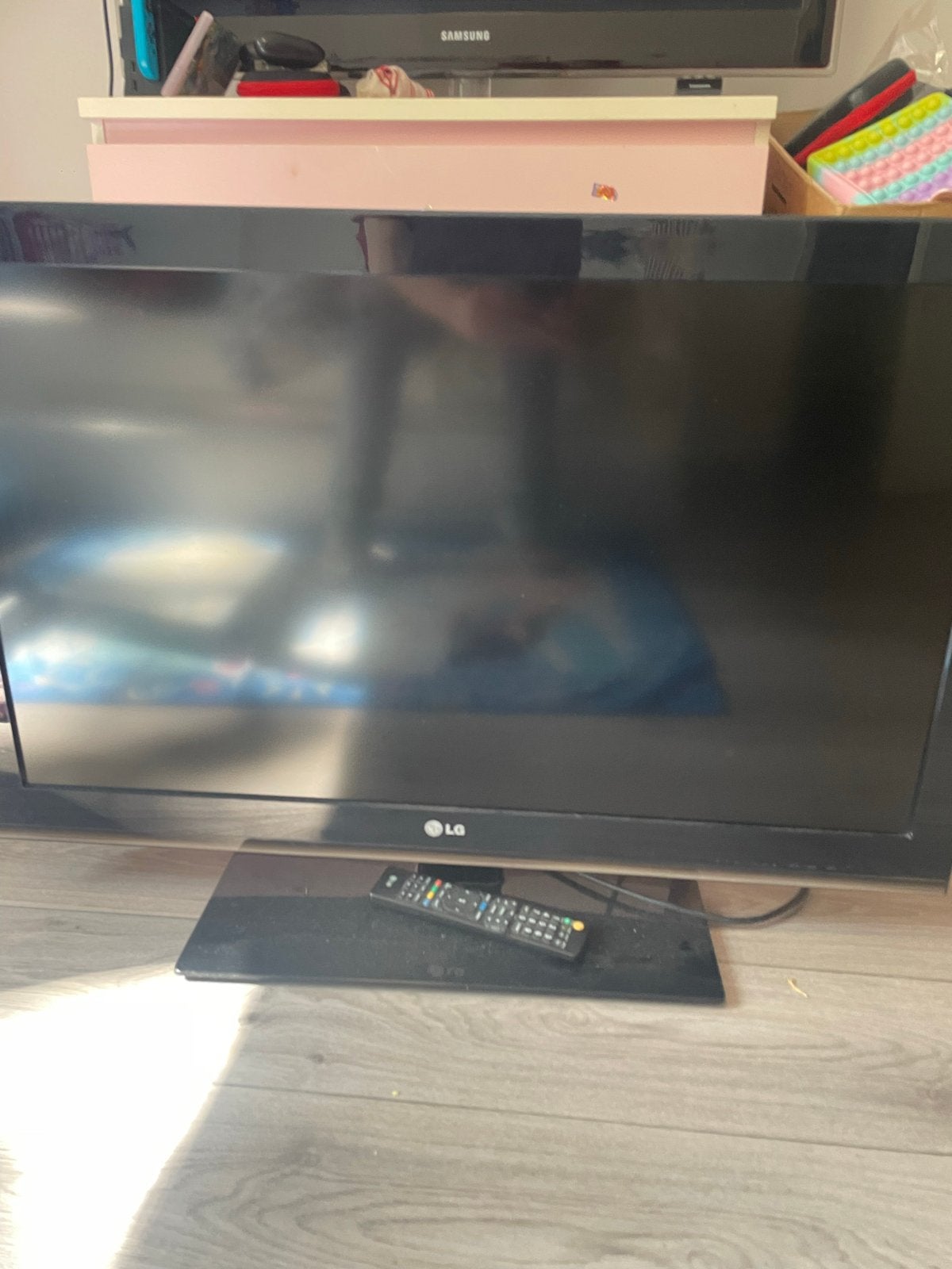 LG 37LK450-ZB LCD TV met afstandsbediening, Ophalen, Gebruikt, 50 Hz, LCD