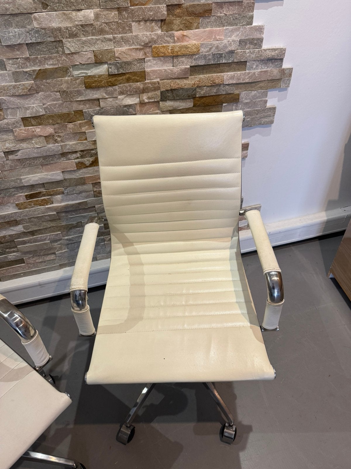 Vince Design - Small Boss Bureaustoel 2 stuks, Gebruikt, ., Wit, Ophalen of Verzenden