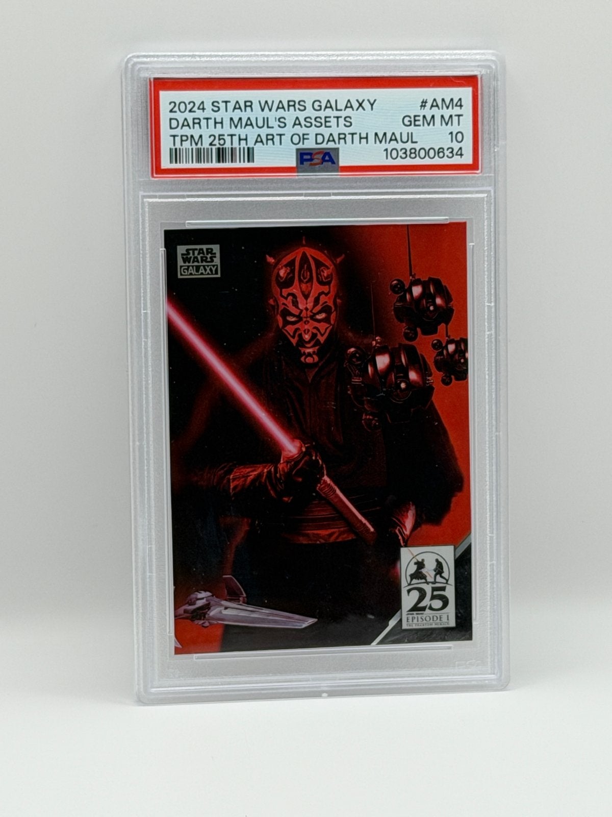 Star Wars Galaxy Darth Maul's Assets PSA 10 GEM MINT, Verzamelen, Ophalen of Verzenden, Nieuw, Overige typen