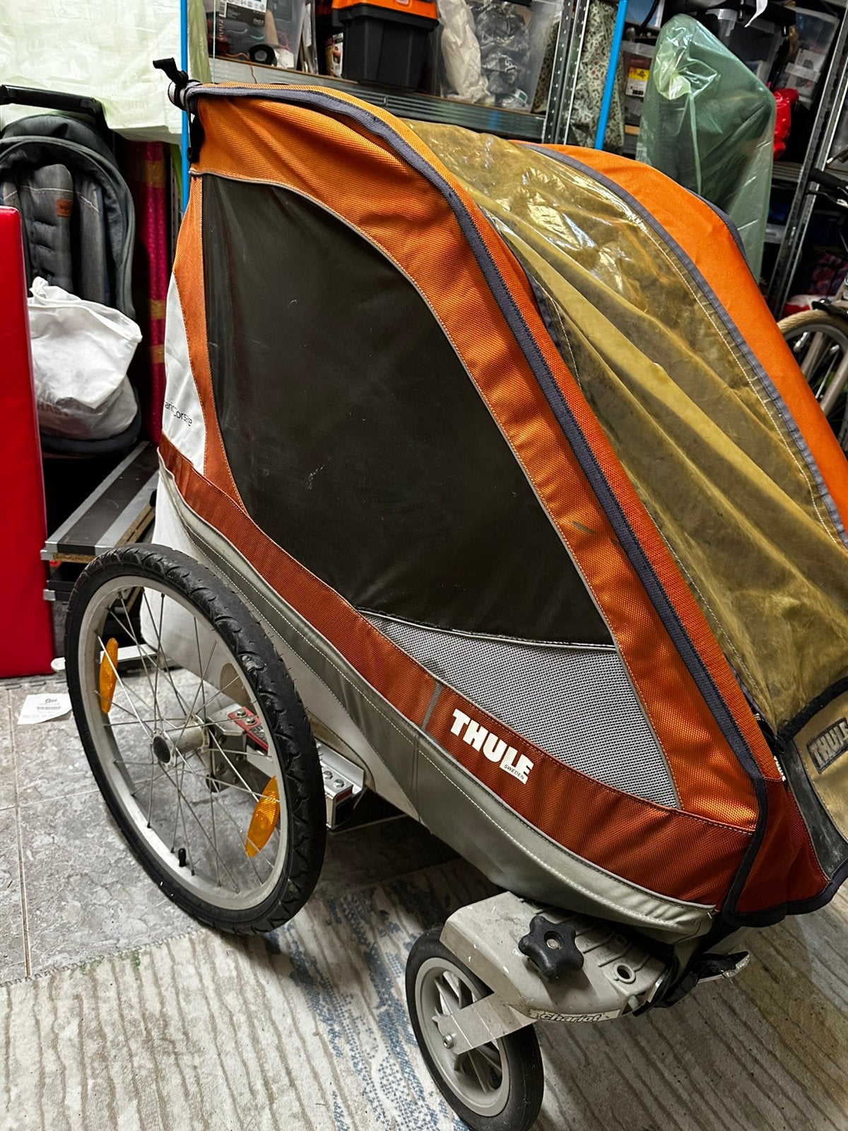 Thule Fiestkar, Fietsen en Brommers, Ophalen, Gebruikt, Opvouwbaar, 20 tot 40 kg