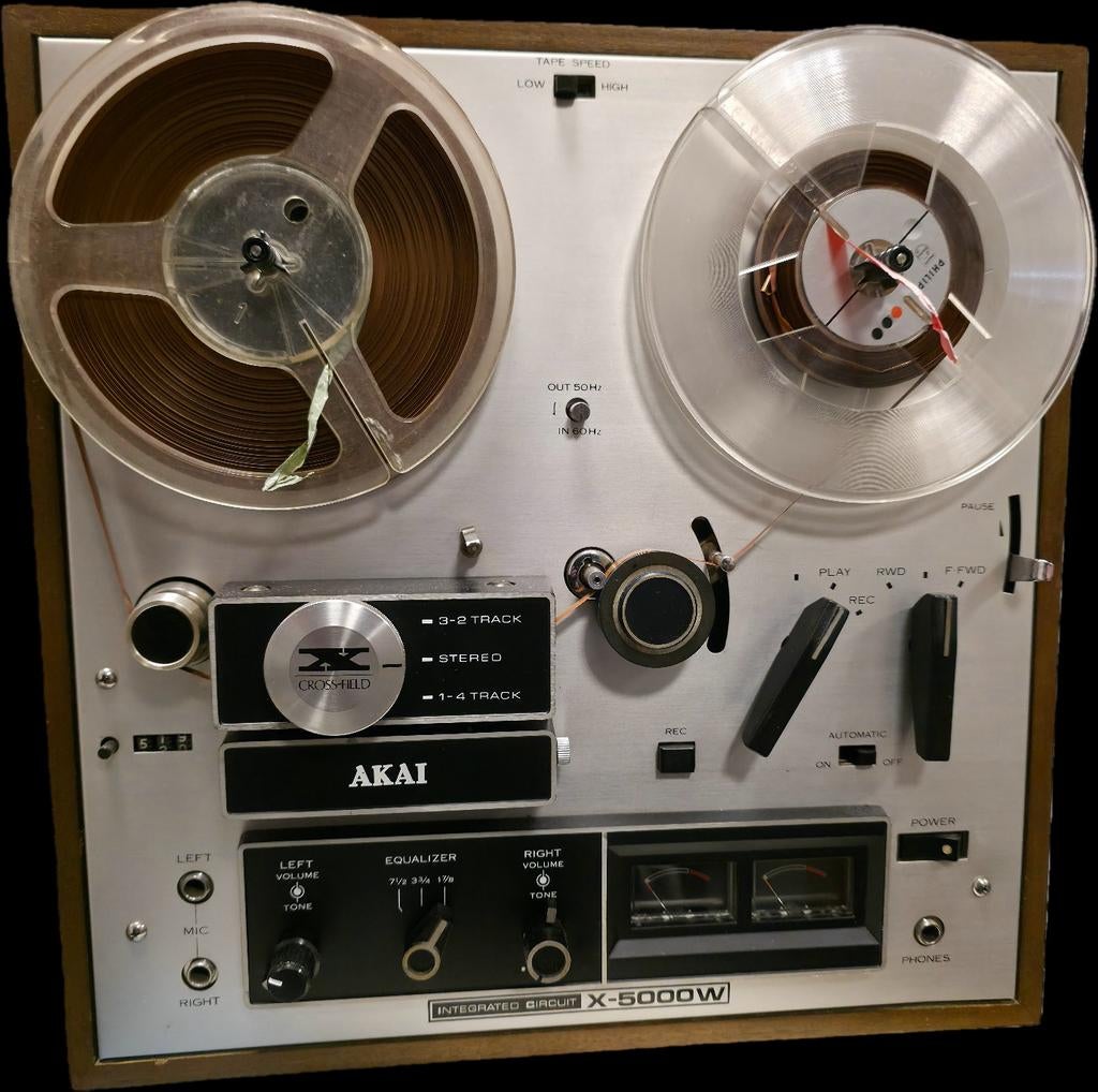 Akai X-5000W bandrecorder, Audio, Tv en Foto, Bandrecorders, Ophalen of Verzenden, Bandrecorder