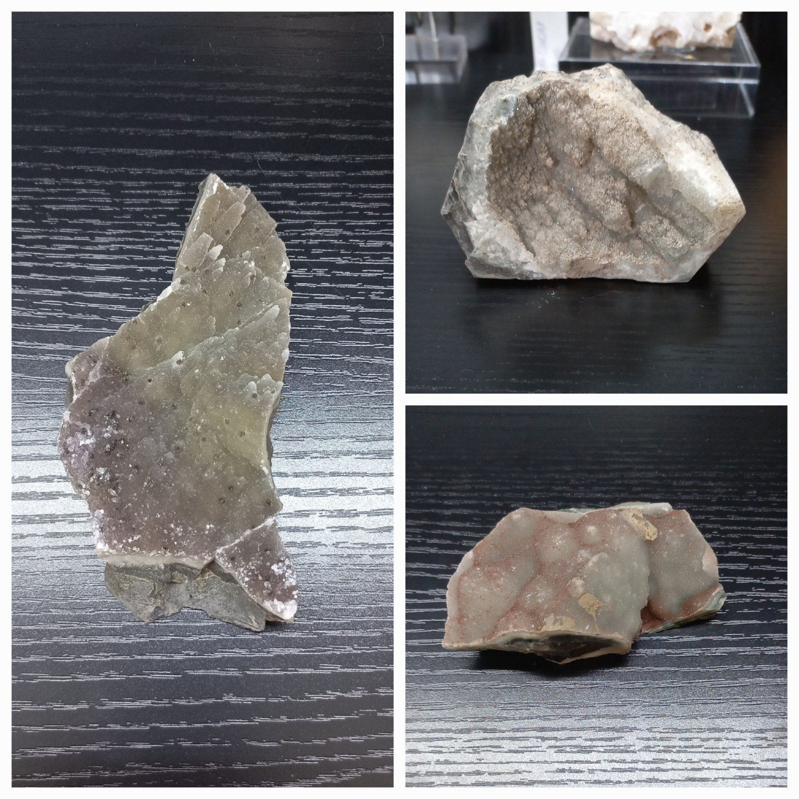 Setje chalcedoon, Ophalen of Verzenden, Mineraal