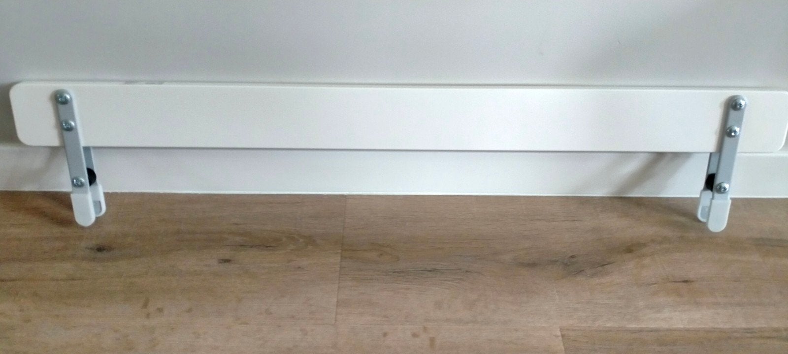 IKEA Vikare bedhekje - Wit, veilig en verstelbaar, Ophalen of Verzenden, Nieuw, 140 tot 160 cm, Minder dan 70 cm