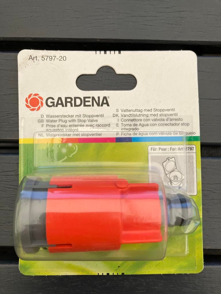 Gardena Waterstekker voor Waterstopcontact (2 stuks), Ophalen of Verzenden, Nieuw