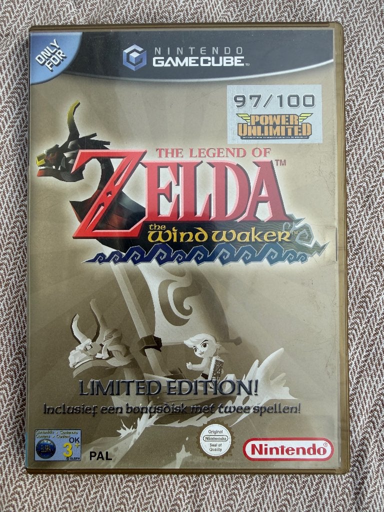 Legend of Zelda: The Wind Waker Limited Edition -GameCube, Avontuur en Actie, Gebruikt, 1 speler, Ophalen of Verzenden