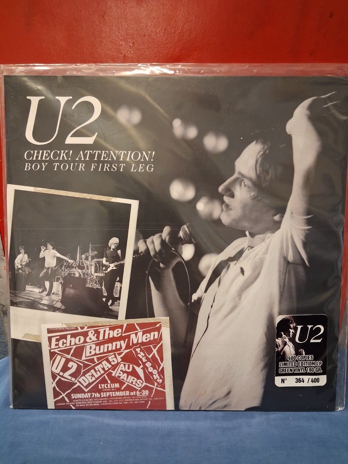 U2 - Check! Attention! Boy Tour First Leg (Groen Vinyl), Limited edition, 1980 - 1989, Ophalen of Verzenden, Zo goed als nieuw