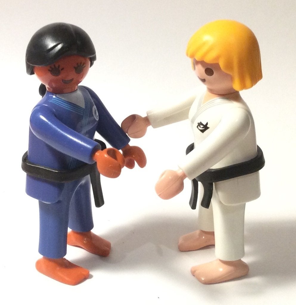 Playmobil 5194 judoka’s, Kinderen en Baby's, Gebruikt, Complete set, Ophalen of Verzenden, Sports & action