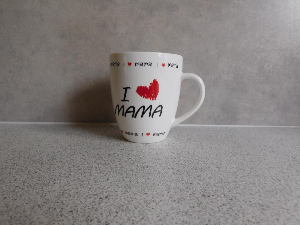 Senseo Mok I love Mama Prénatal, Ophalen of Verzenden, Zo goed als nieuw, Overige stijlen, Kop(pen) en/of Schotel(s)