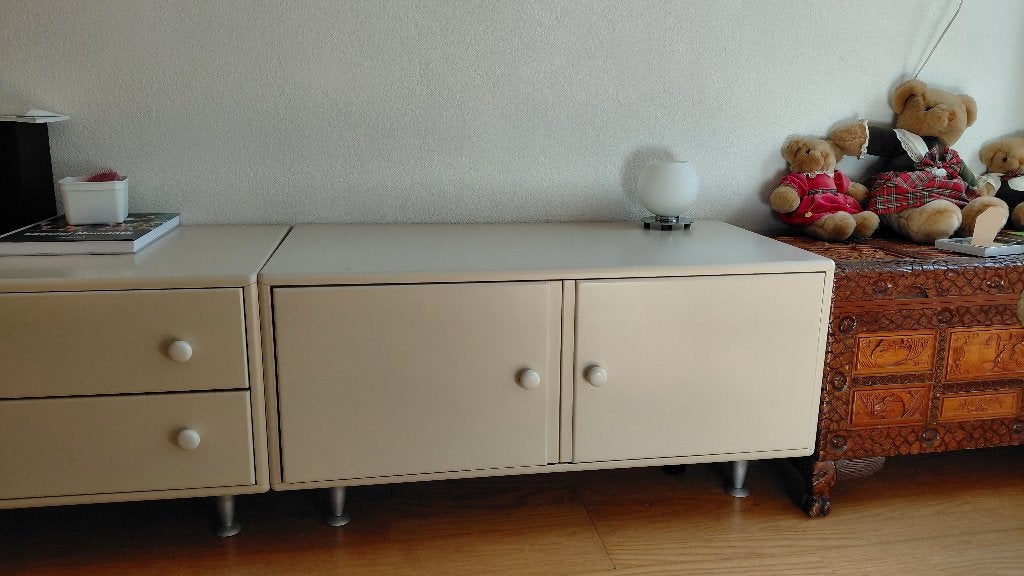 Hülsta dressoir 2 losse elementen - ook apart te koop, Ophalen, Gebruikt, 50 tot 100 cm, Met deur(en)