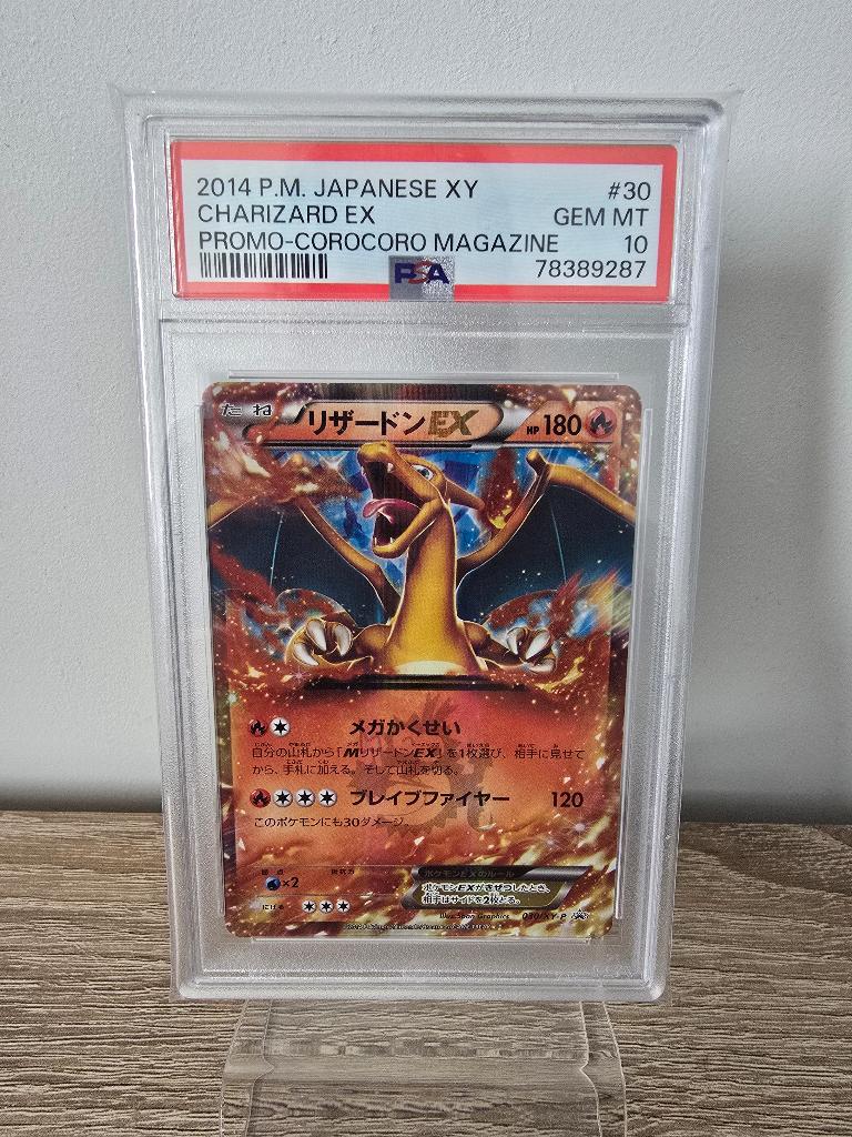 Charizard Corocoro EX 030 Japanese Promo PSA 10, Hobby en Vrije tijd, Verzamelkaartspellen | Pokémon, Ophalen of Verzenden, Nieuw