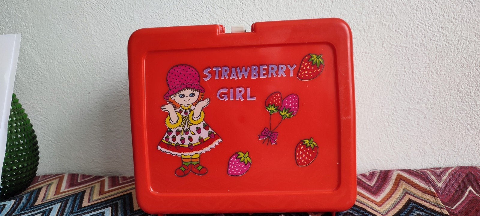 Vintage Strawberry Girl lunchbox - Jaren '70/80, Ophalen of Verzenden