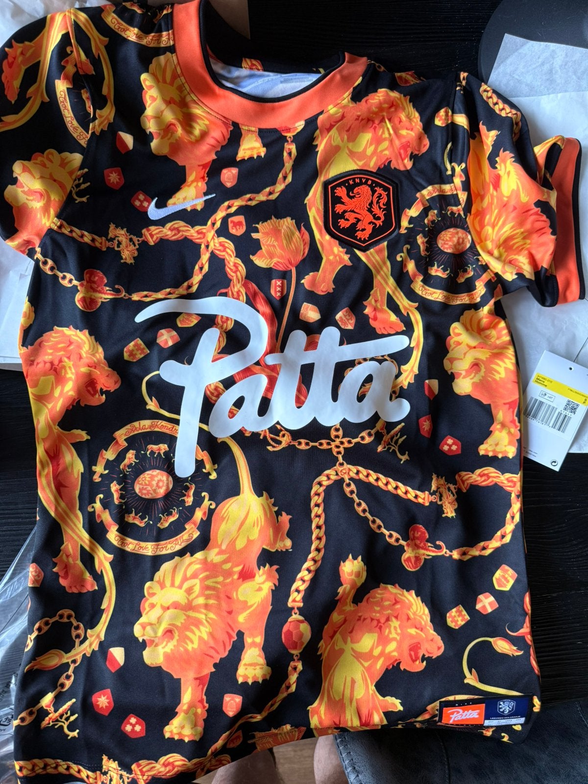 Nike x Patta x KNVB: Pre match jersey maat S, Nieuw, Oranje, Ophalen of Verzenden, Voetbal