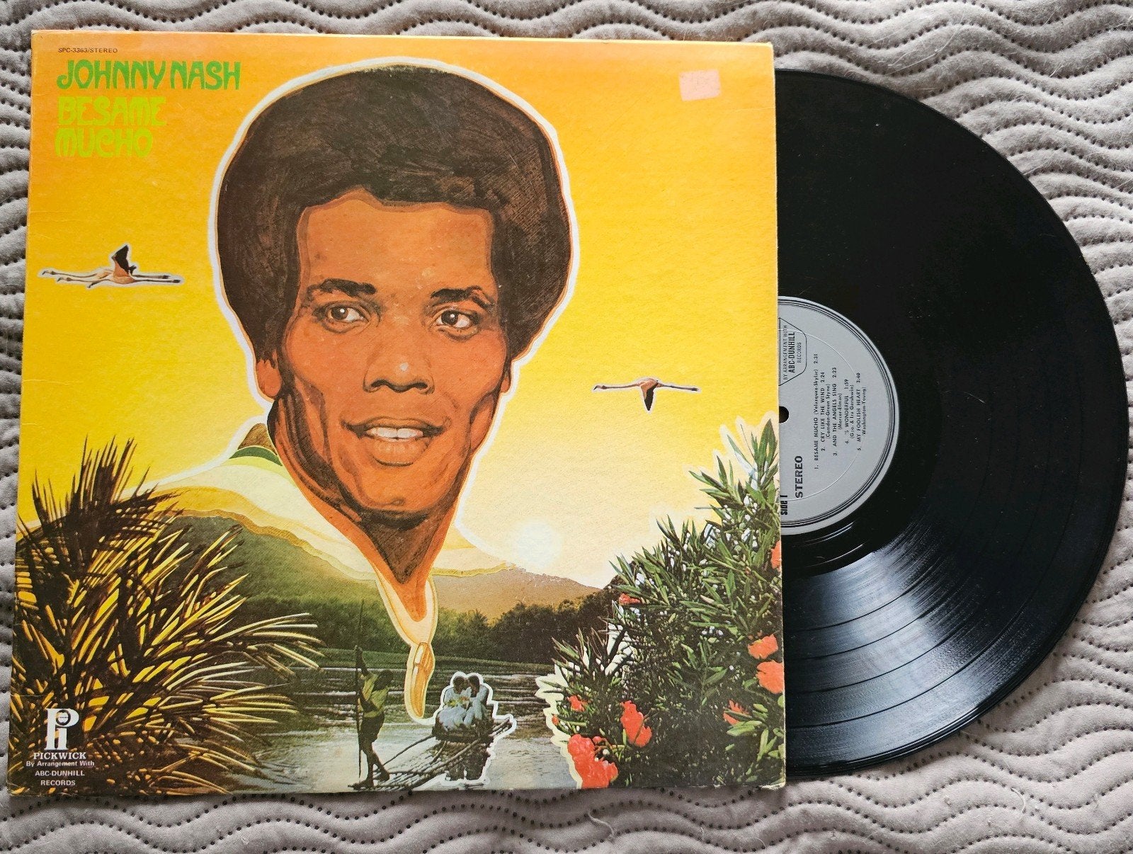 Johnny Nash - Besame Mucho LP (Pop, Reggae), Ophalen of Verzenden, Gebruikt, 12 inch, LP