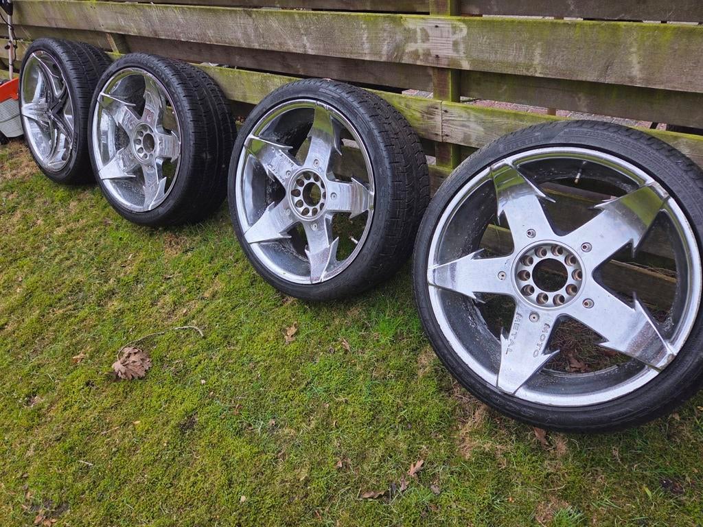 22 inch velgen    5 gaats multi steek /   usa cars, Velg(en), 265 mm, Overige maten, Ophalen of Verzenden