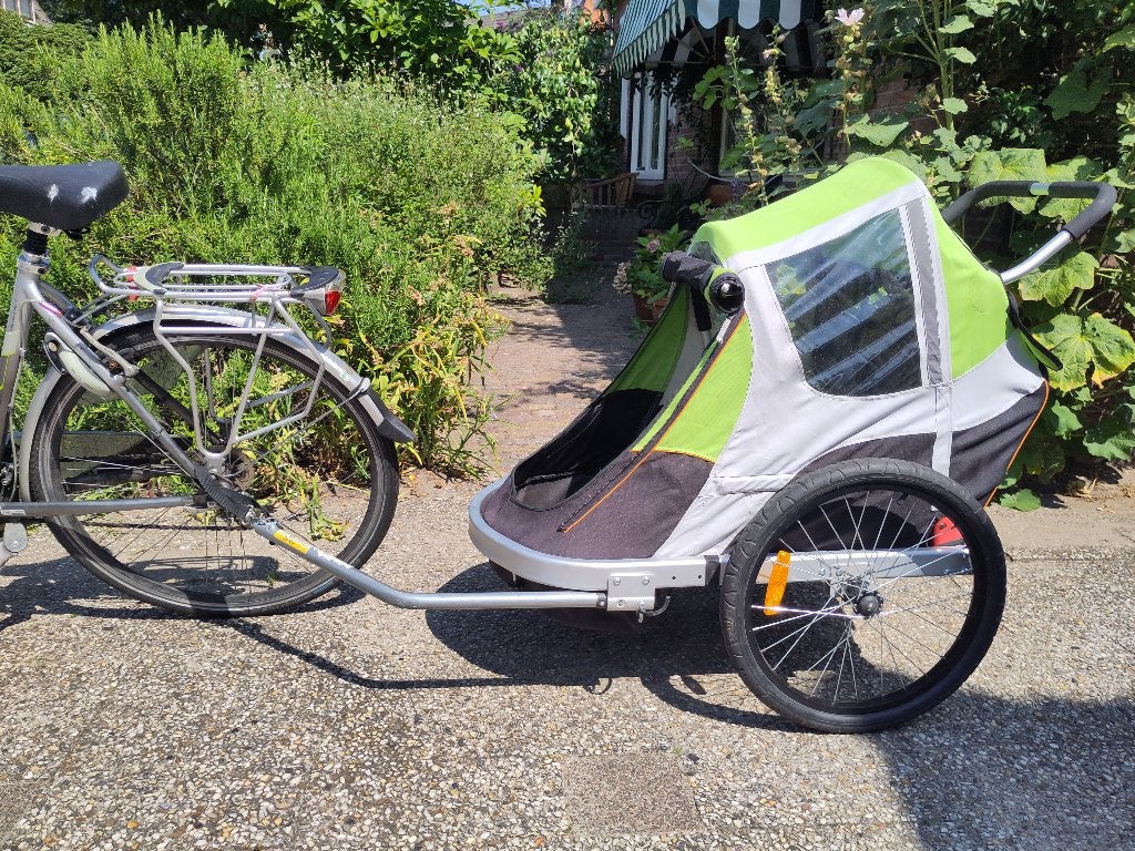 fietskar voor 2 kinderen, Ophalen, Gebruikt, Kinderkar, 40 tot 60 kg