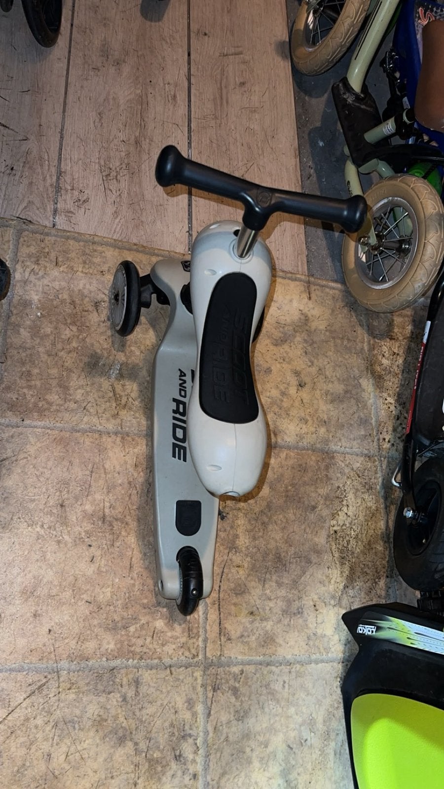 Scoot & Ride Highwaykick 1 - 2-in-1 Step en Loopfiets, Ophalen of Verzenden, Gebruikt, Gewone step