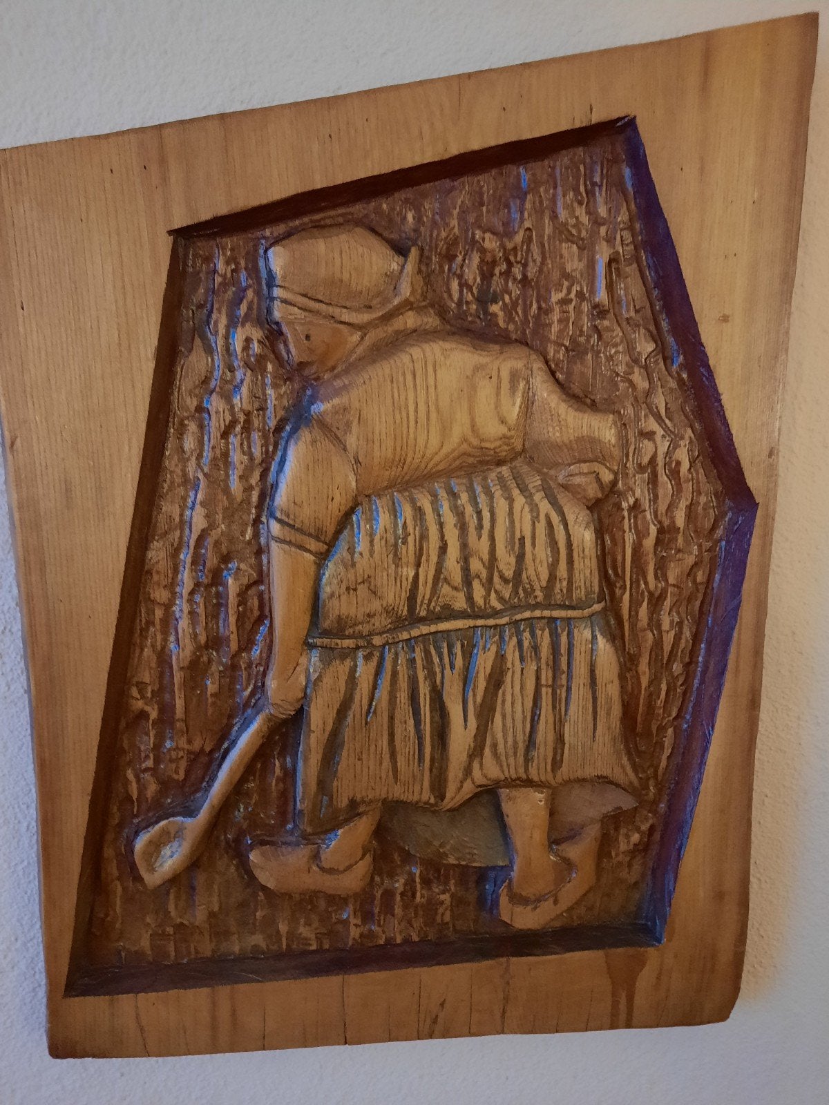Rien Quist houtsnijwerk, Ophalen of Verzenden, Europa, Hout, Houtsnijwerk