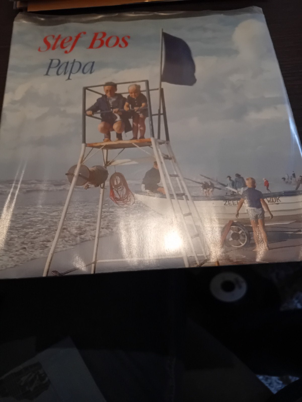 Stef Bos - Papa (7 inch vinyl single), Ophalen of Verzenden