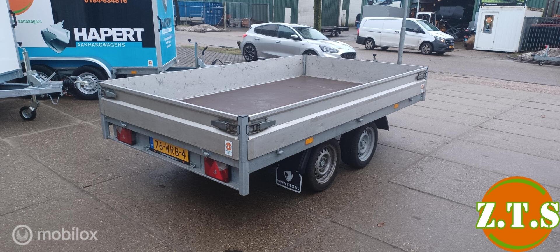 Hapert AZURE H2, 305x180 cm plateauwagen, Gebruikt