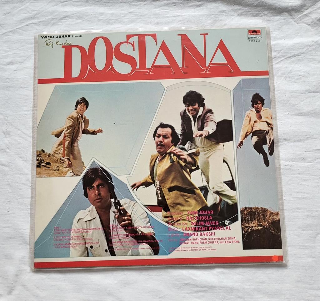 Originele Bollywood LP 'Dostana' - Zeldzaam & Goede Staat, Ophalen of Verzenden