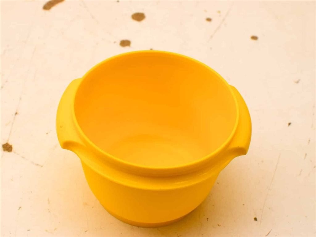 Tupperware bakje 53169, Ophalen of Verzenden, Gebruikt, Geel, Bak of Kom