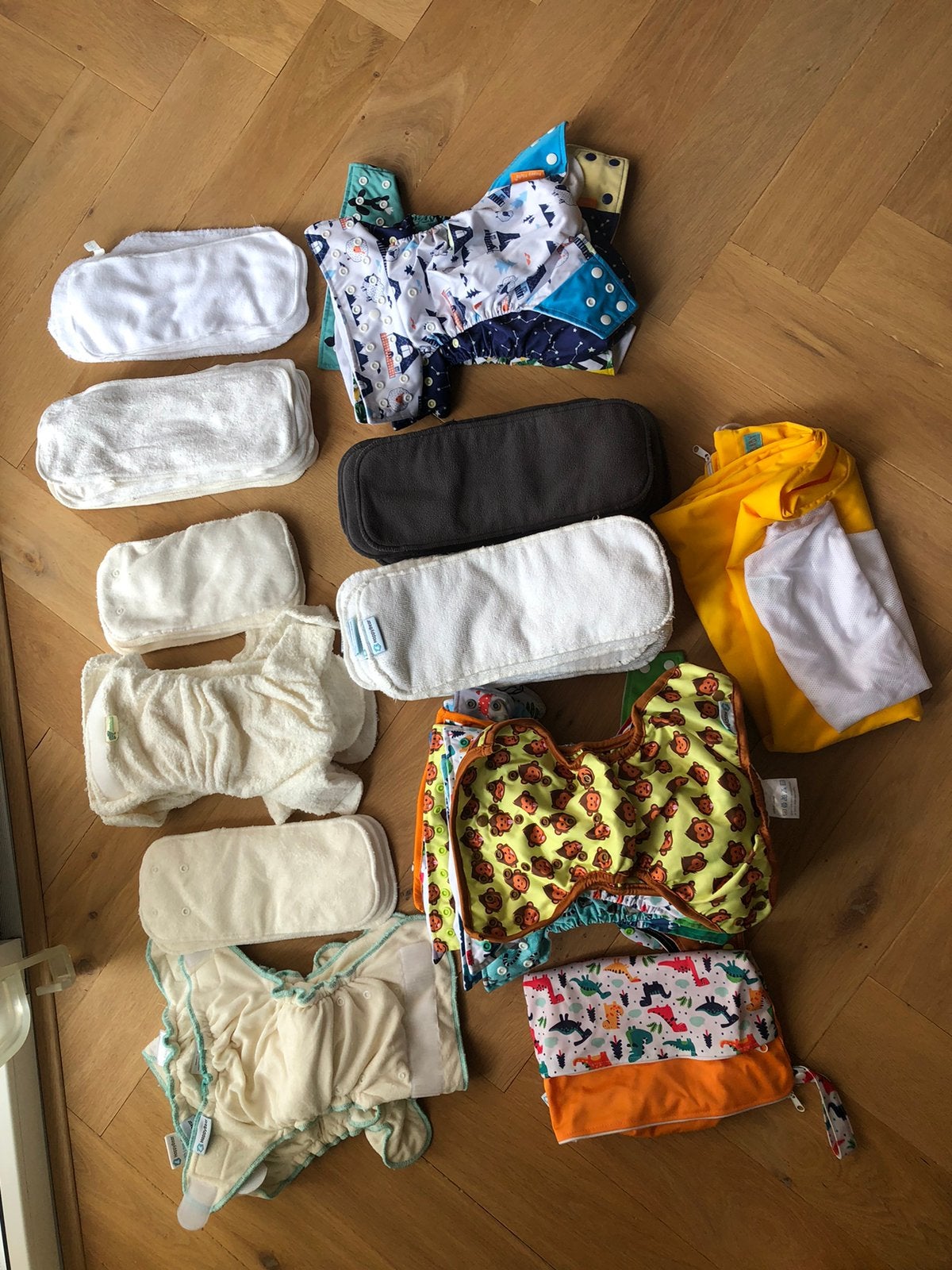 Wasbare luiers, Kinderen en Baby's, Babykleding | Overige, Ophalen of Verzenden, Zo goed als nieuw, Jongetje of Meisje