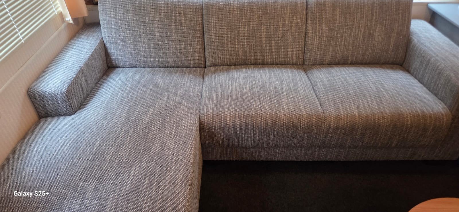 Bank Aberdeen: Grijze hoekbank met chaise-longue, Ophalen, 250 tot 300 cm, Tijdloos, Modern, Hoekbank