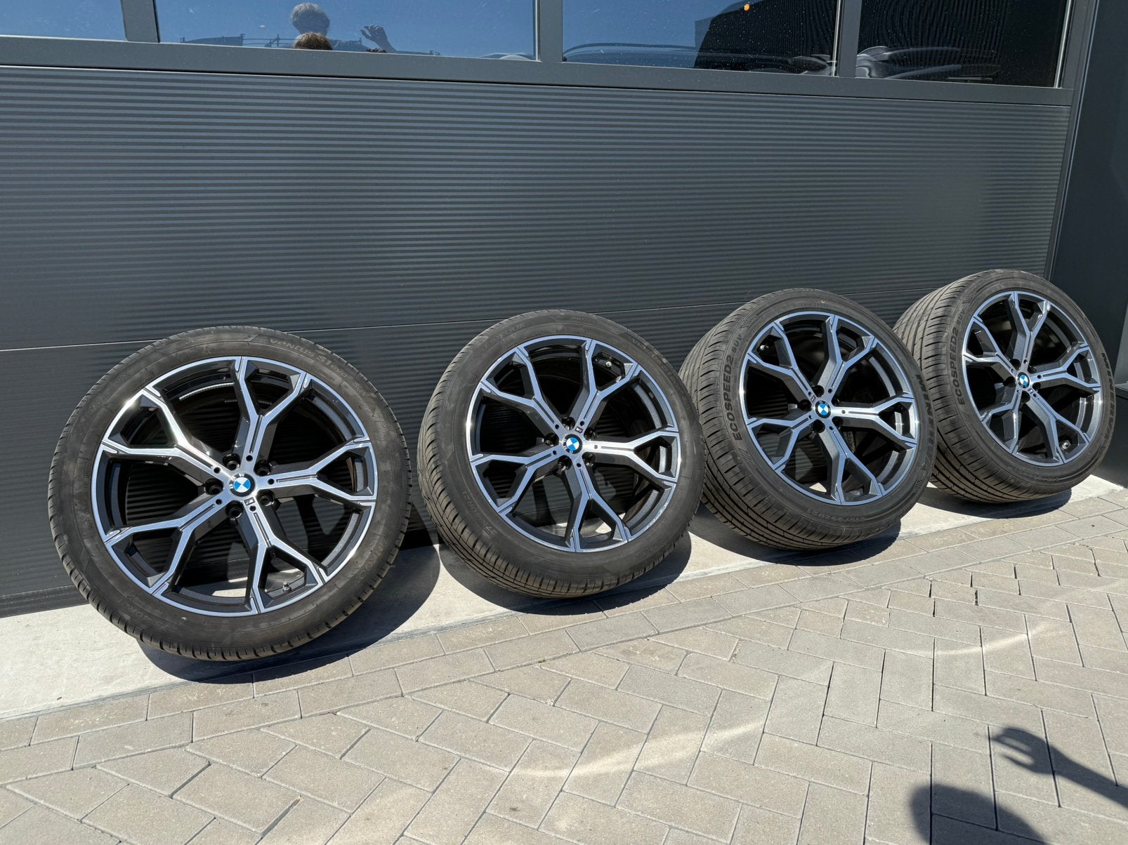 21 inch BMW X5 G05 (LCI) velgen met zomerbanden, Auto-onderdelen, Banden en Velgen, Ophalen, Gebruikt, Velg(en), 21 inch