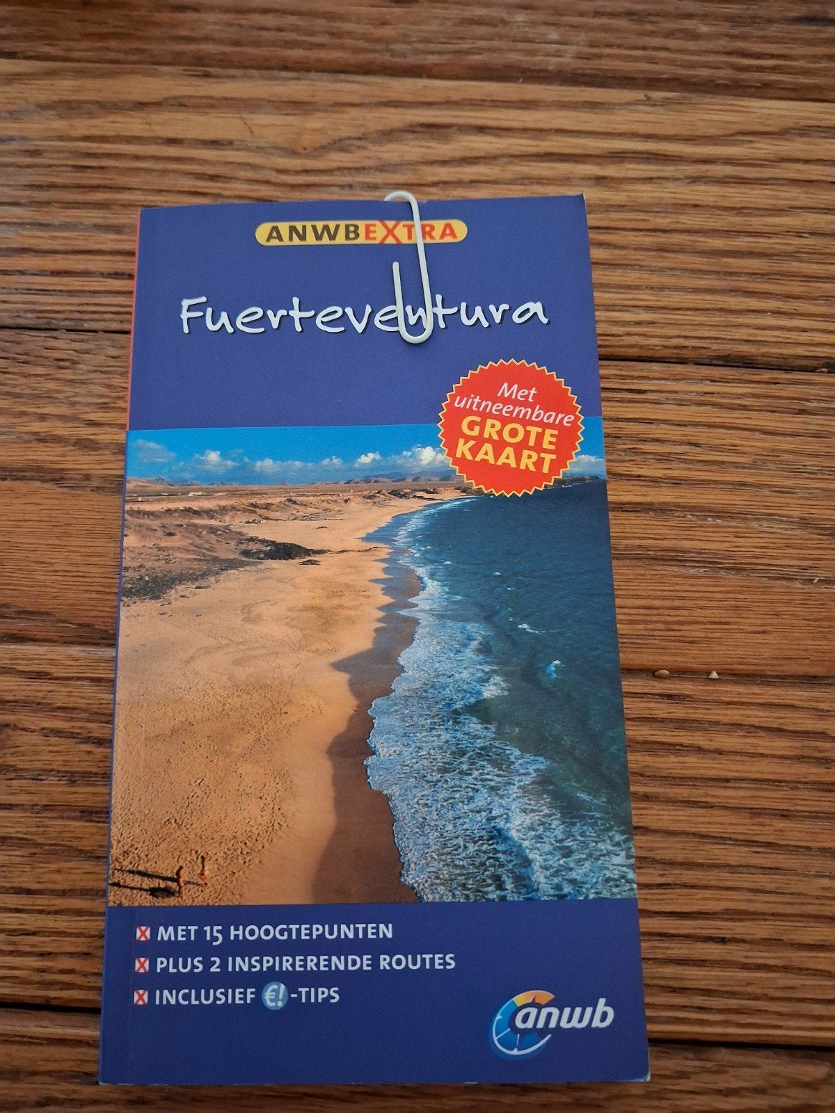 ANWB Extra Fuerteventura met uitneembare kaart, Ophalen of Verzenden