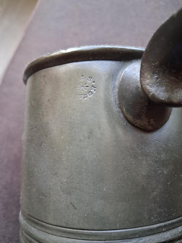 Tinnen pul, Antiek en Kunst, Ophalen of Verzenden