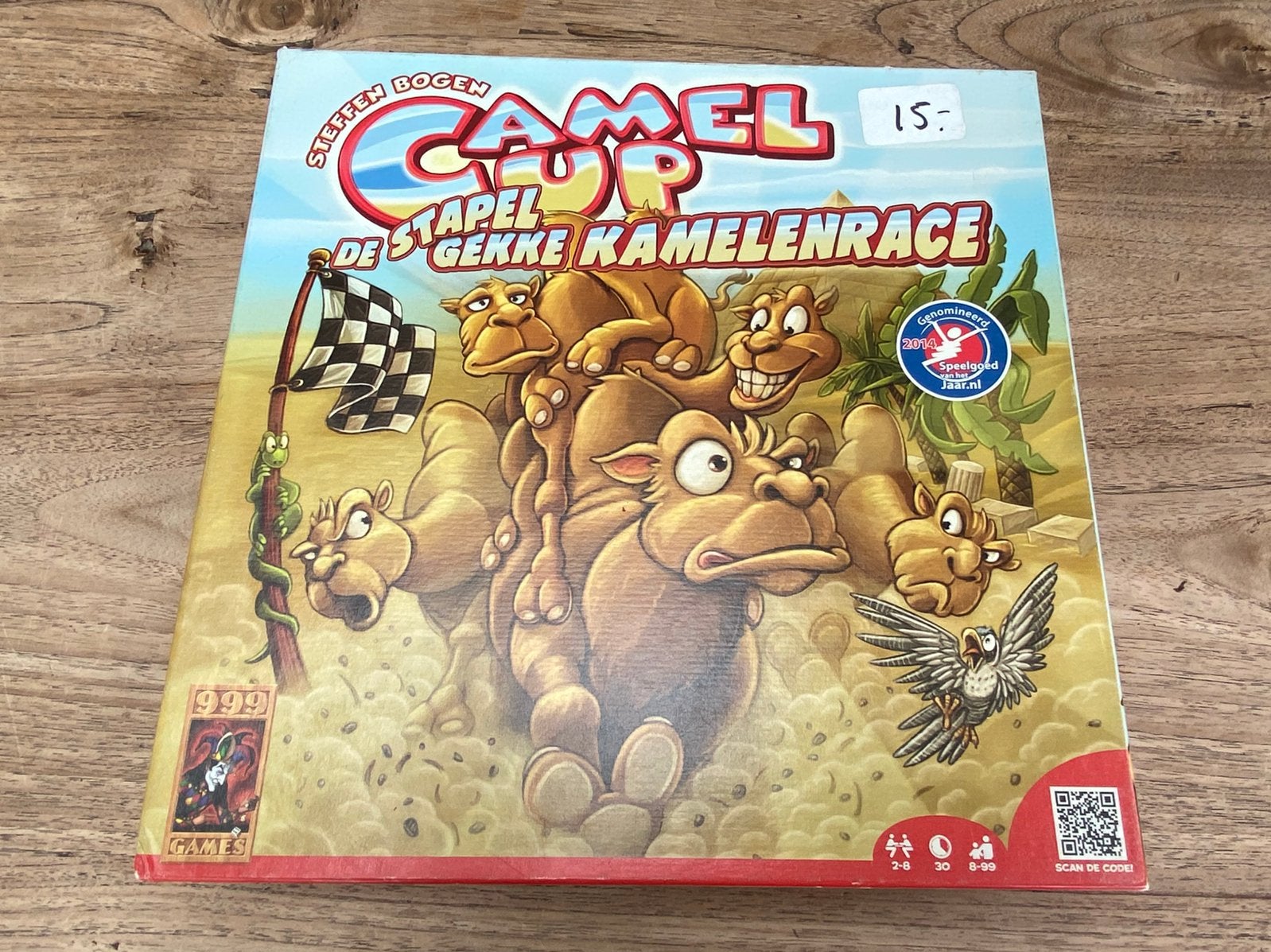 999 games Camel up De stapel gekke kamelenrace, zgan, Ophalen of Verzenden, Zo goed als nieuw