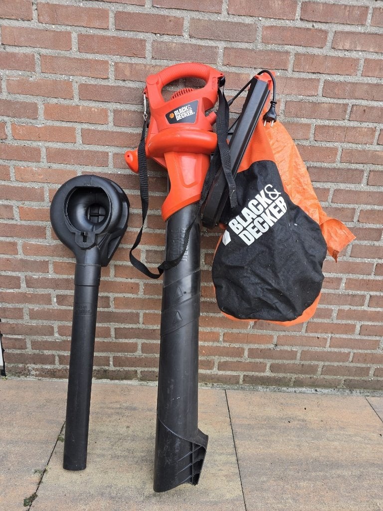 Bladblazer en -zuiger te koop, Ophalen, Gebruikt, Met opvangzak, Handgedragen