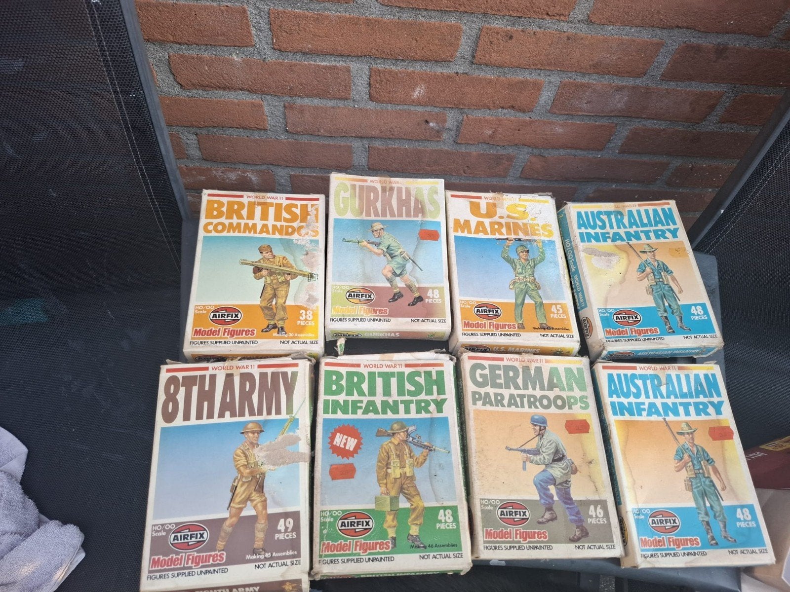 Airfix Model Figures WOII - Diverse Oude Artikelen, Ophalen of Verzenden, Gebruikt, 1:50 of kleiner, Figuur of Figuren